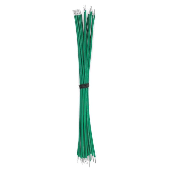 Lead Wire, UL1061, 16 AWG, Green, 1 ft, 250 PK